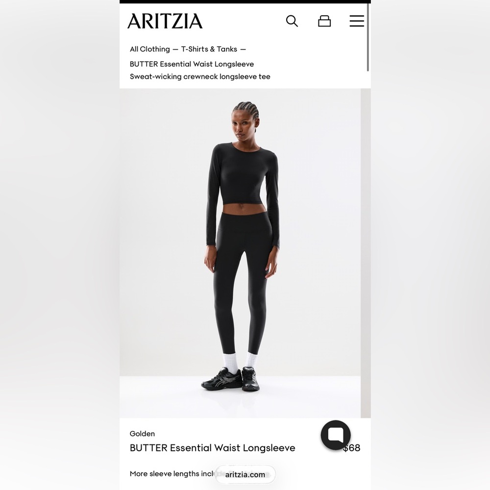 TNAction waist length long sleeve top